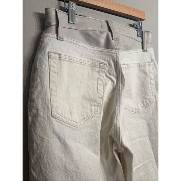 Abercrombie & Fitch white ultra High Rise The 90s straight Jeans Size 4 Extra Lo - Picture 4 of 6